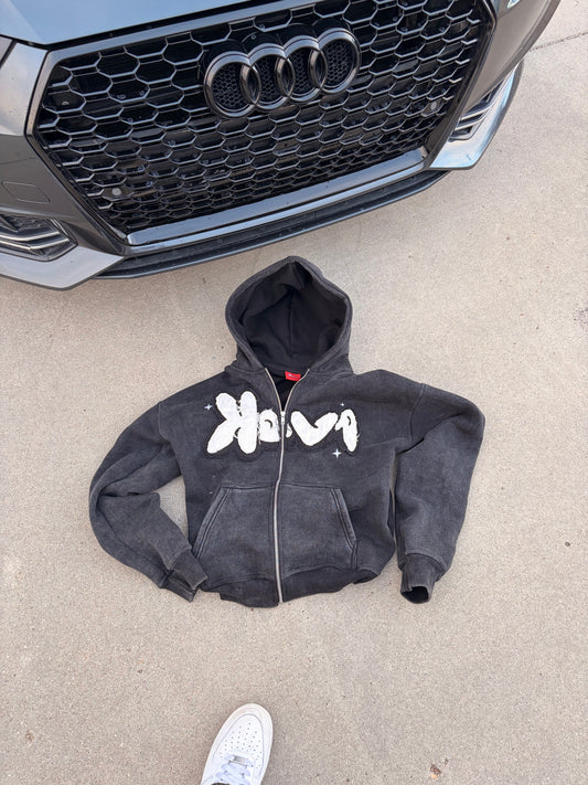 Heavyweight Zip-Up Hoodie – 450gsm