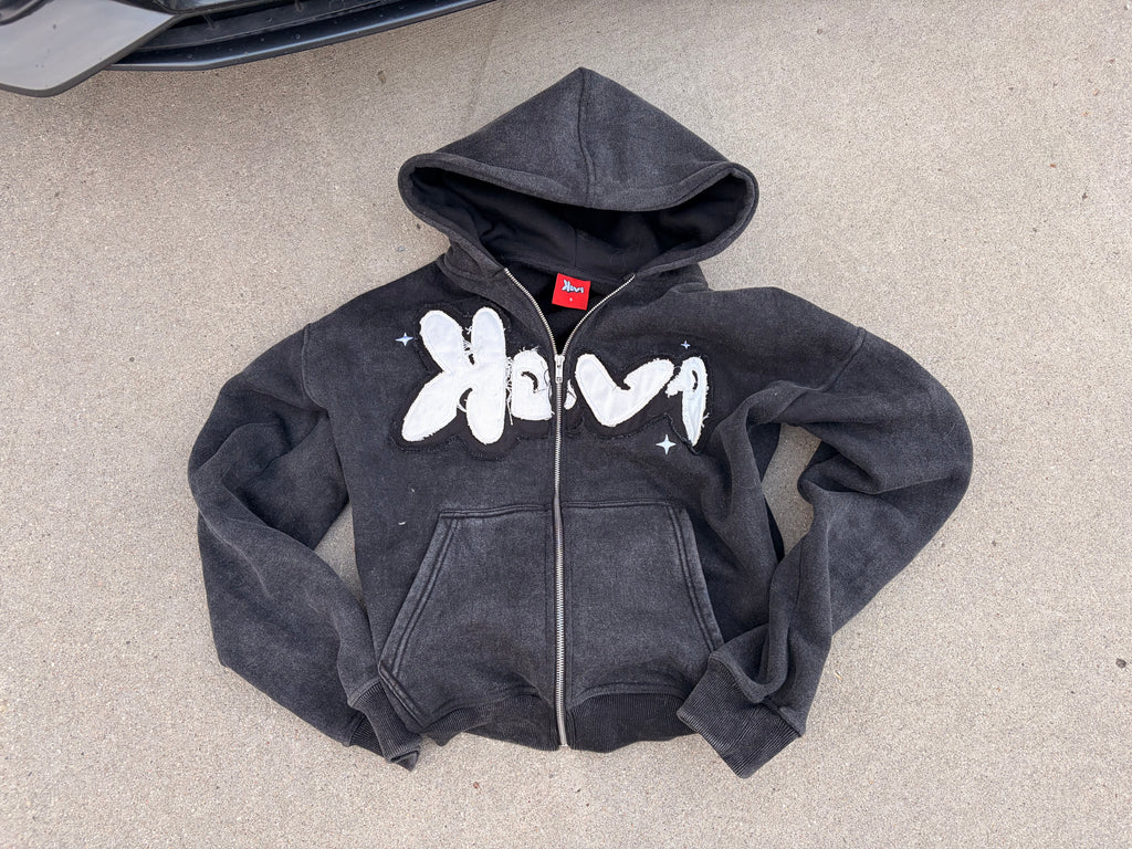 Heavyweight Zip-Up Hoodie – 450gsm