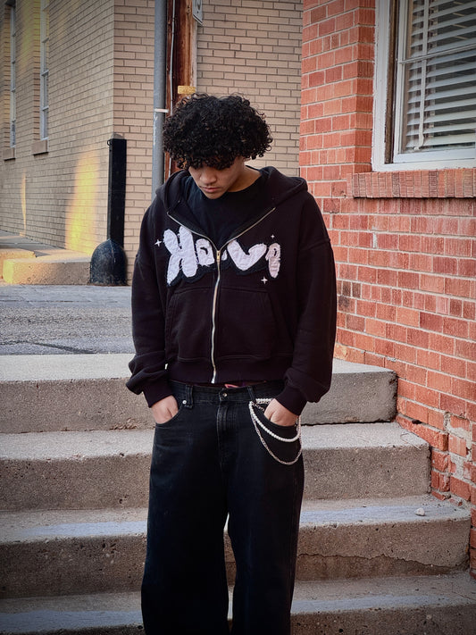 Heavyweight Zip-Up Hoodie – 450gsm