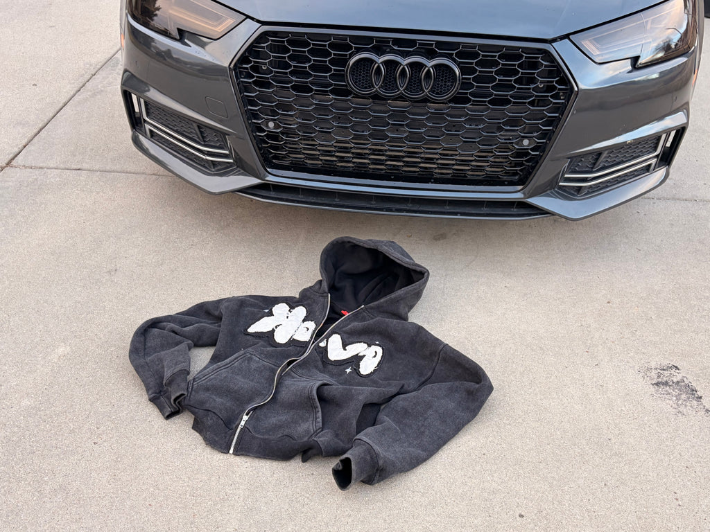 Heavyweight Zip-Up Hoodie – 450gsm